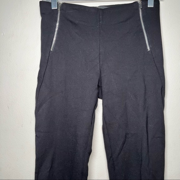 Zara trafaluc black leggings pant with side zip size M - Picture 5 of 12